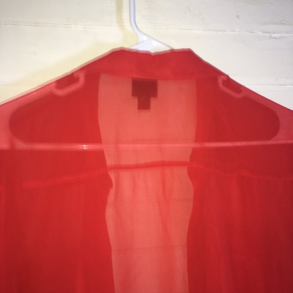 Rock & Republic Coral Chiffon Long Sleeve Blouse - Picture 5 of 8